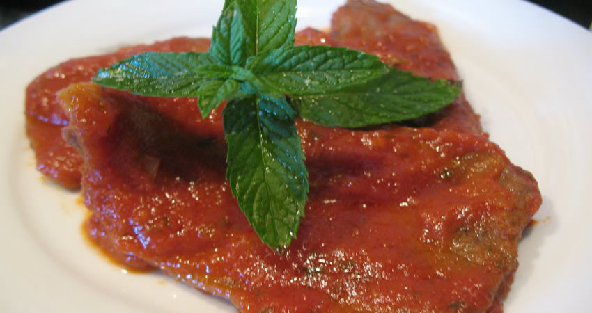 Lingua al bagnetto rosso