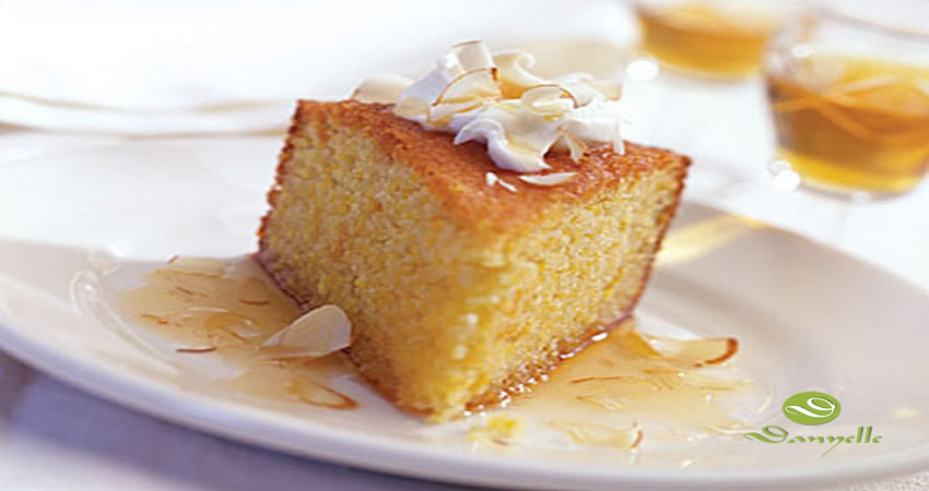 Chec cu malai si sirop de rozmarin