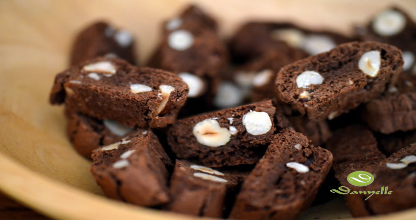 Cantuccini cu ciocolata