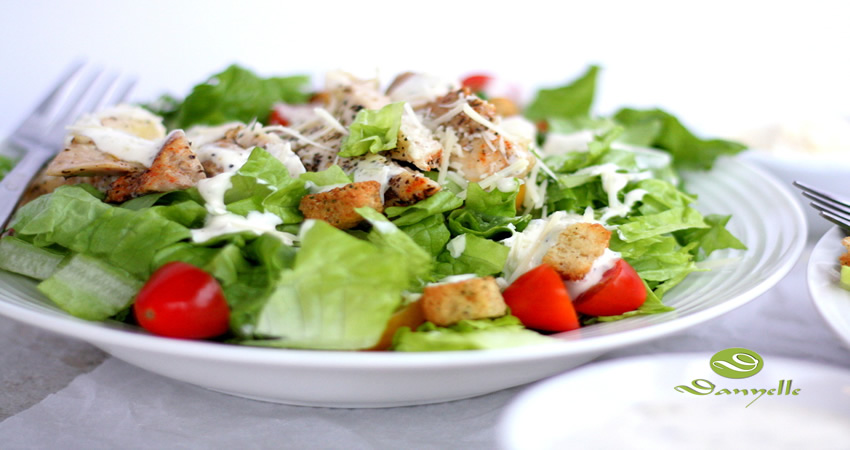 Salata cu pui si ciuperci