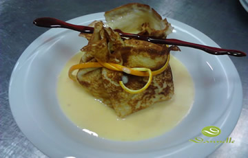 Clatite umplute cu mar copt